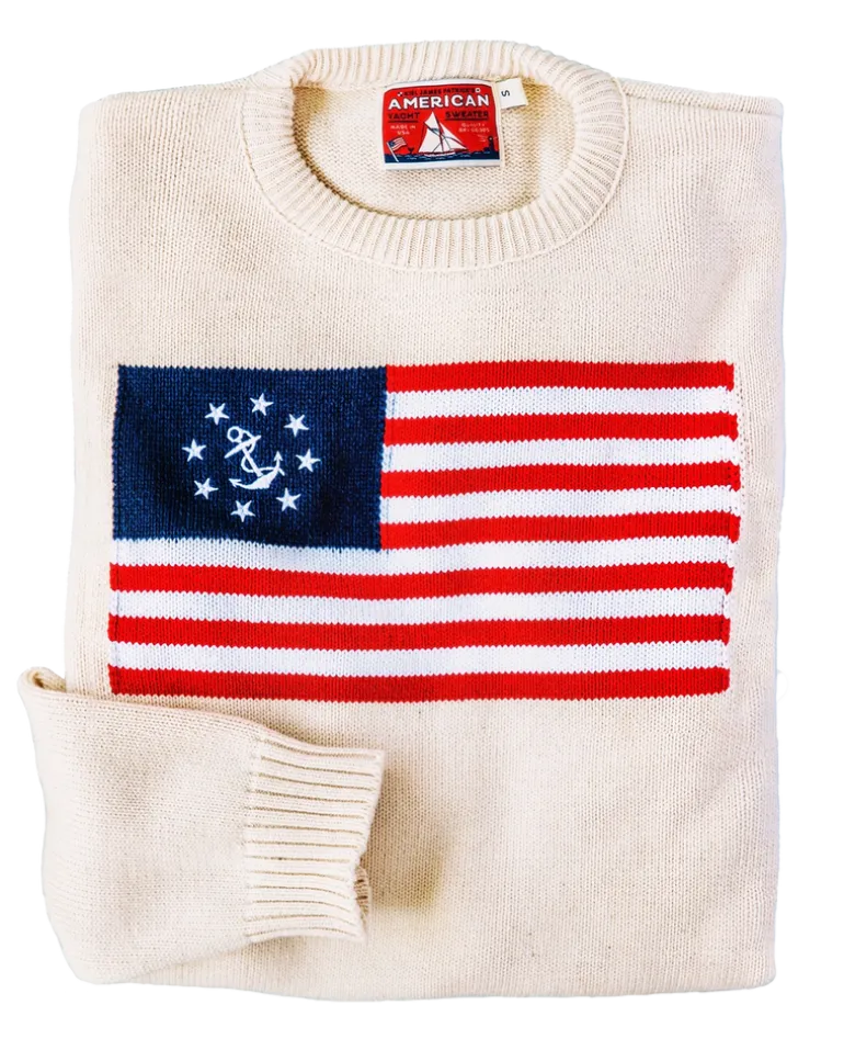American Yacht Sweater- Cream
