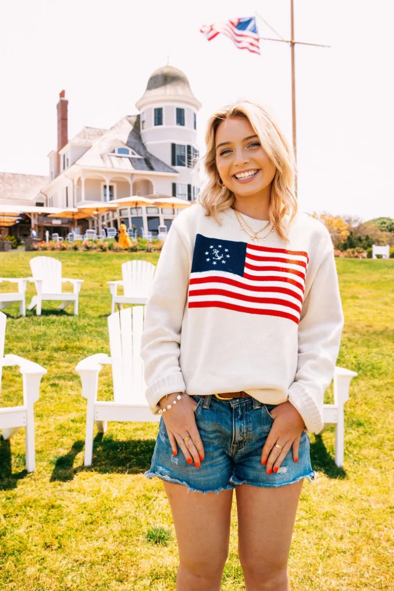 American Yacht Sweater- Cream
