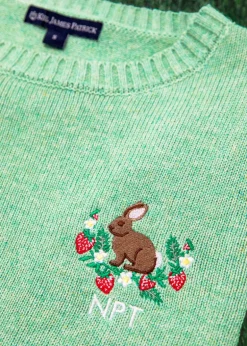 Bunny Meadow Embroidered Sweater