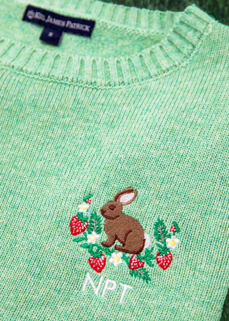 Bunny Meadow Embroidered Sweater