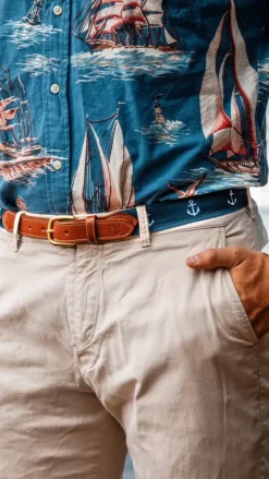 East Coast Anchor Ribbon Belt