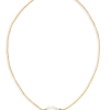 Golden Tide Pearl Knot Necklace
