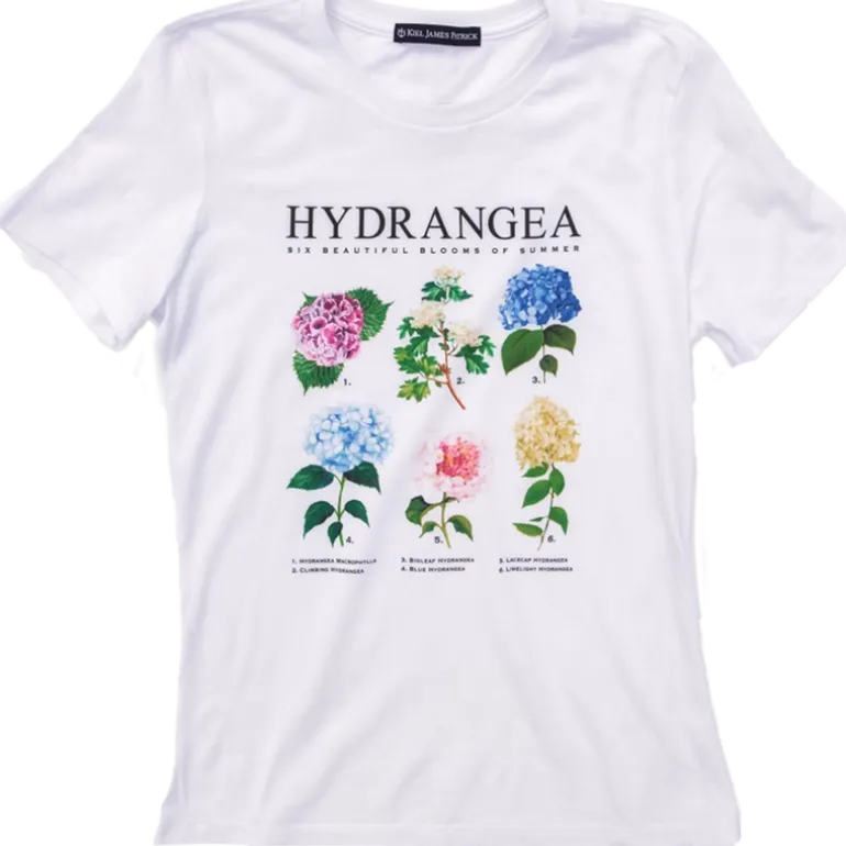 Hydrangea Blooms T-Shirt- Women's