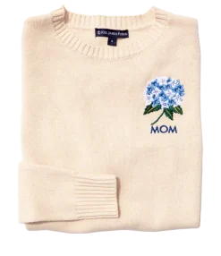 Hydrangea Monogram Sweater