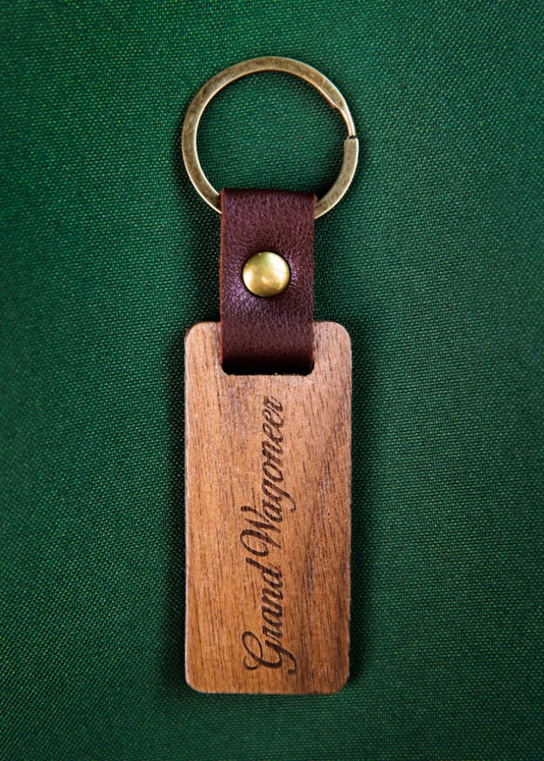 Jeep® x KJP Grand Wagoneer Wooden Keychain