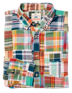 Montauk Patchwork Madras Shirt