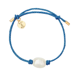 Ocean Blue Pearl Knot