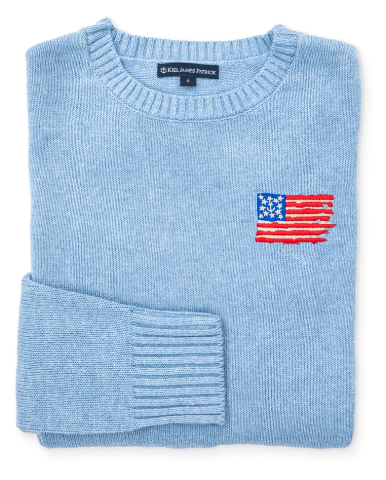 Old Glory Embroidered Sweater (Men's)