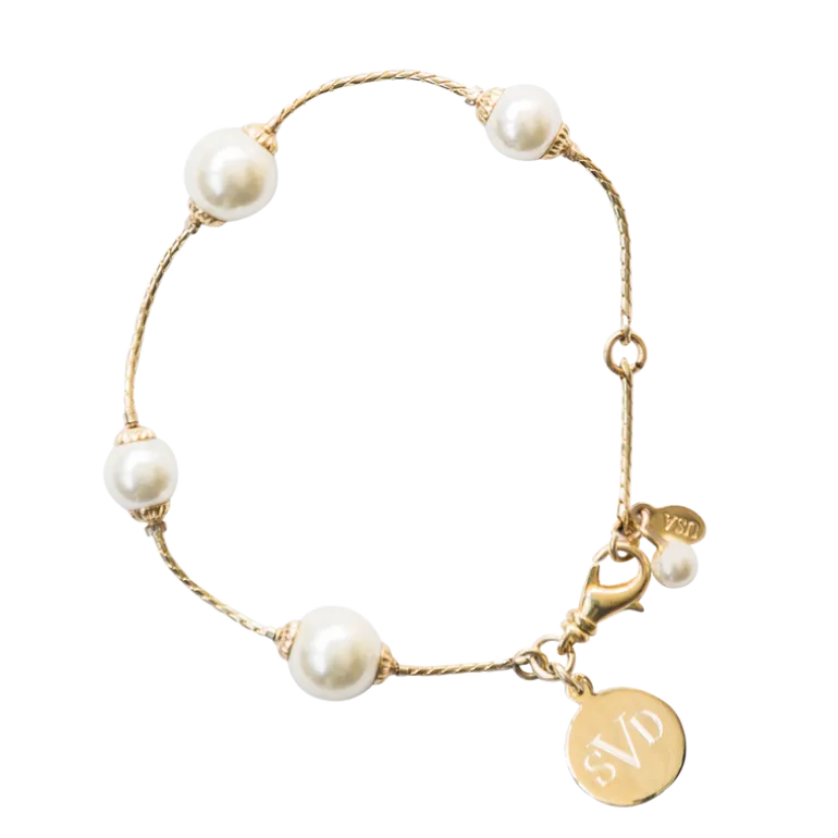 Pearlfection Monogram Bracelet