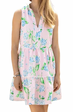 Pink Hydrangea Bloom Dress