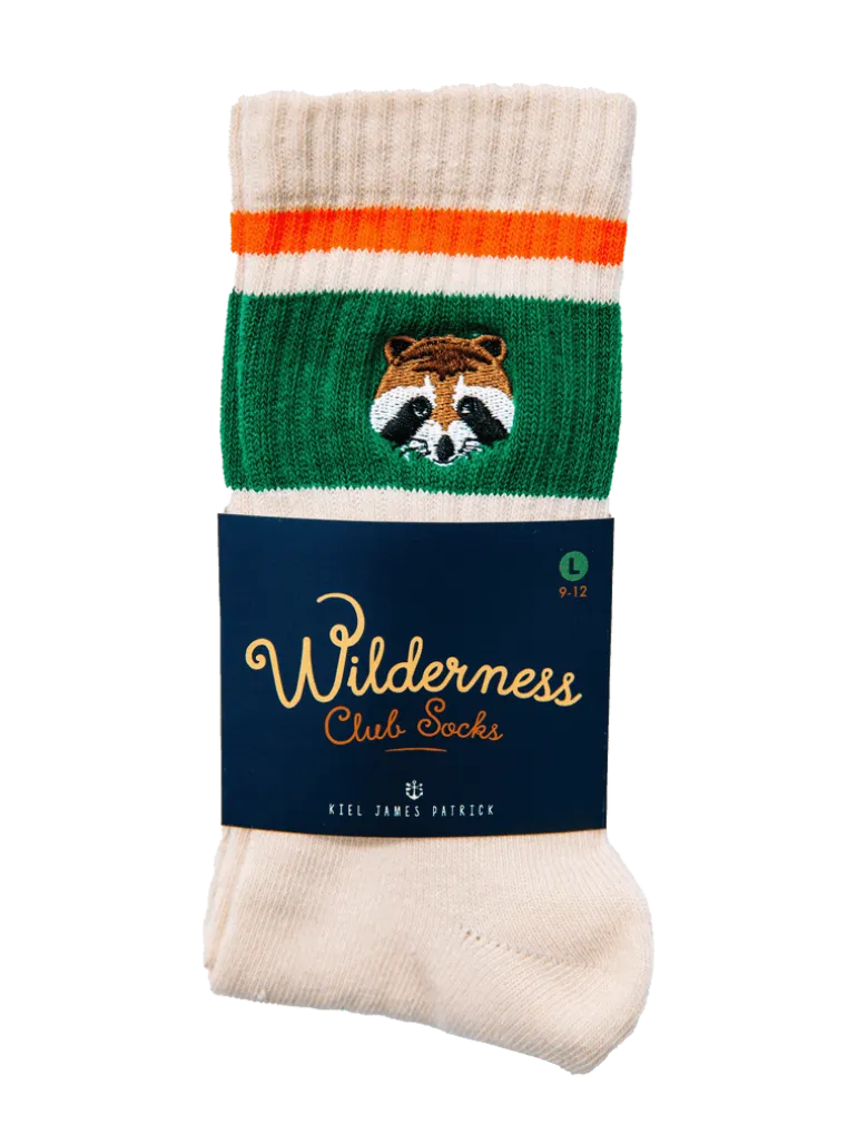 Raccoon Wilderness Kids Socks