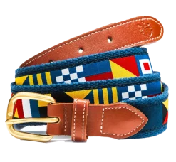 Sailing Flag Ribbon Belt