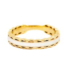 Scalloped Ring - Pearl