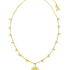 Sunflower Bead Chain Necklace