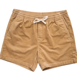The Coastal Cord Short- Tan