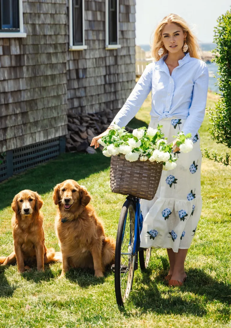 The Hydrangea Skirt - White