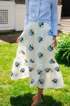 The Hydrangea Skirt - White