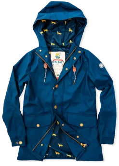 The Old Salt Navy Raincoat- Men's