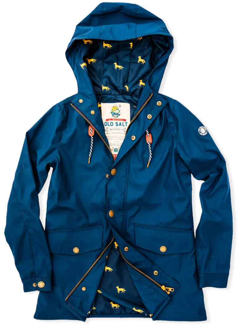 The Old Salt Navy Raincoat- Men's