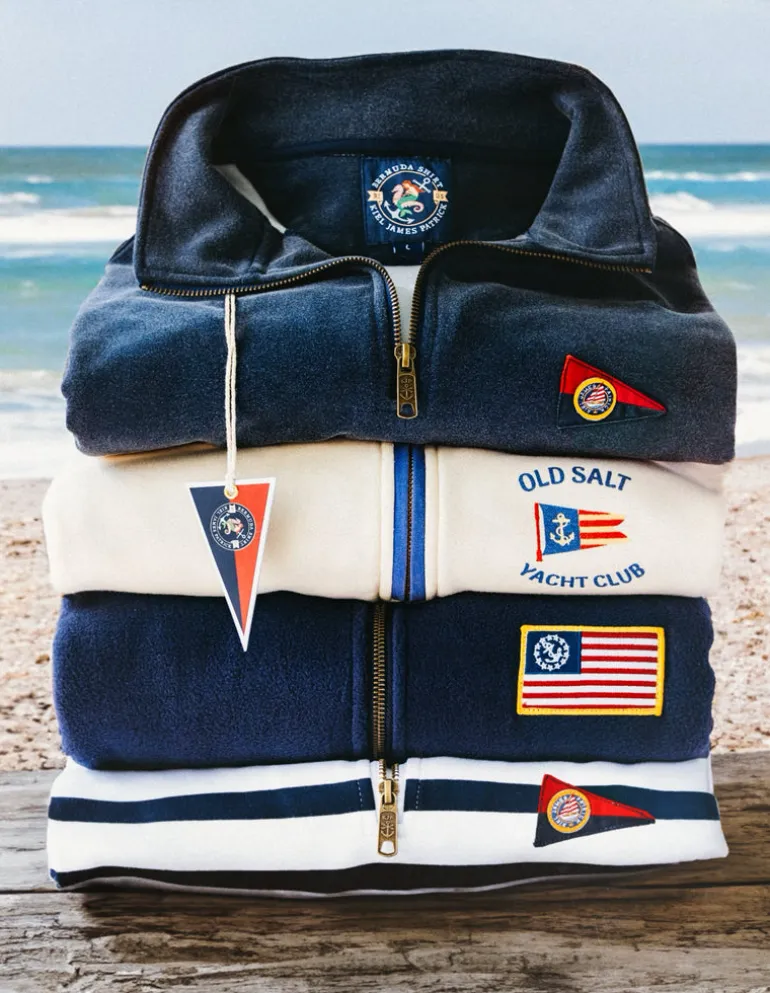 The Saltwater Striped Quarterzip- Women's