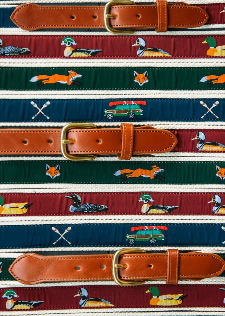Woody Ribbon Belt